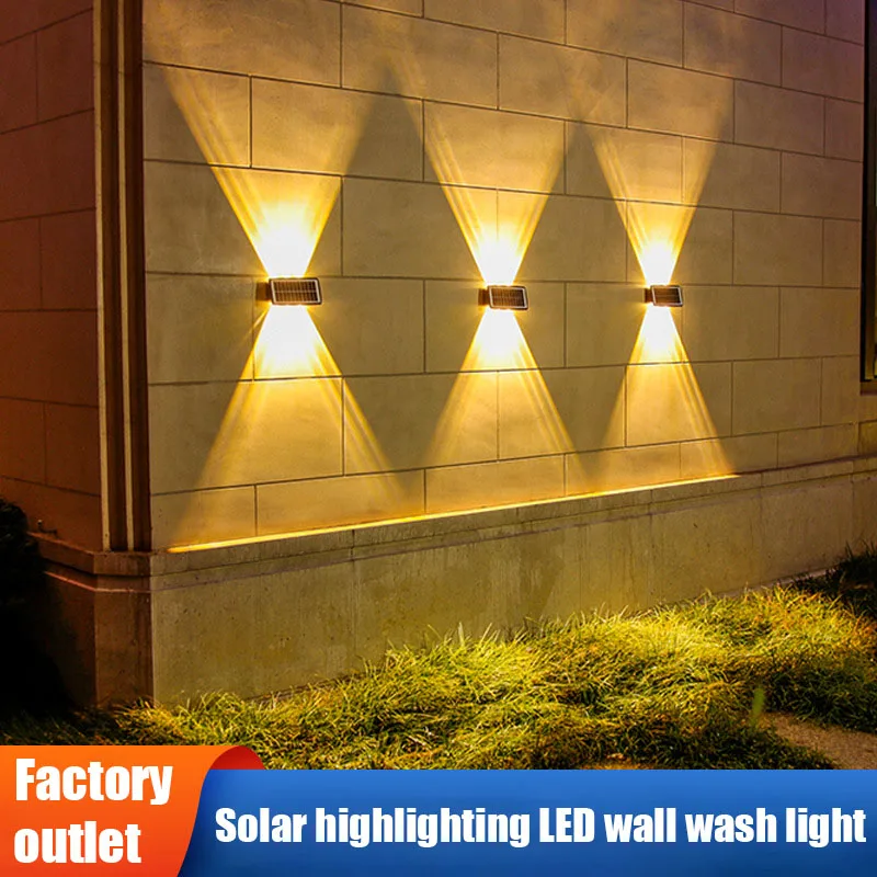 LED Energy Saving Solar Induction Lamp Gaeden LED Security Motion Sensor Light Outdoor Solar LED Wall Light