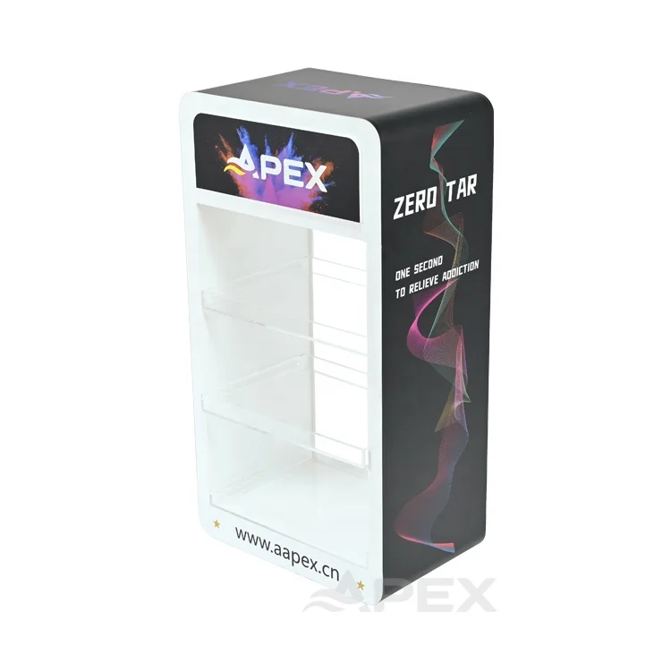 APEX Manufacturer White Acrylic Display Tiered Display Acrylic