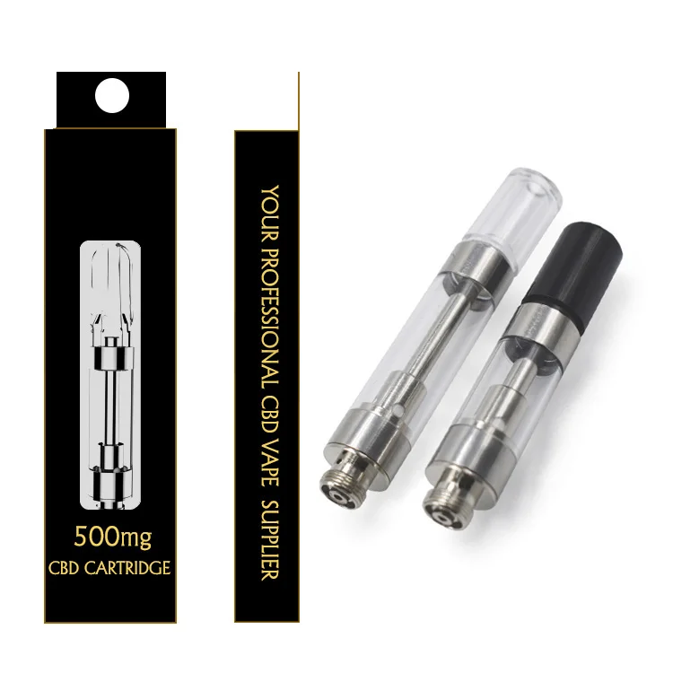 wholesale cbd top airflow cbd vape cartridge quartz 510 thread .5ml .9ml 1ml empty plastic cartridges