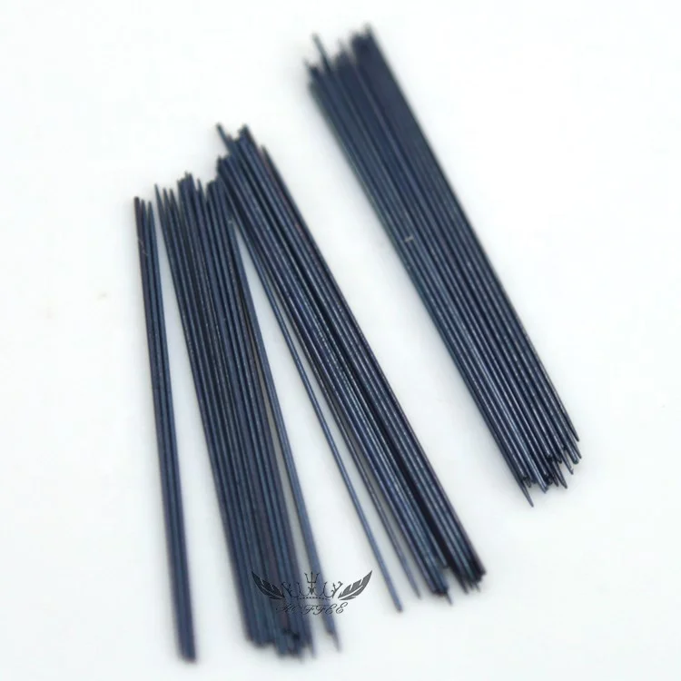 Roffee Woodwind Musical Parts 100 Pieces Sax Clarinet Oboe Bassoon Repair Parts Enamel Blue Pin Springs 0.5*52 mm