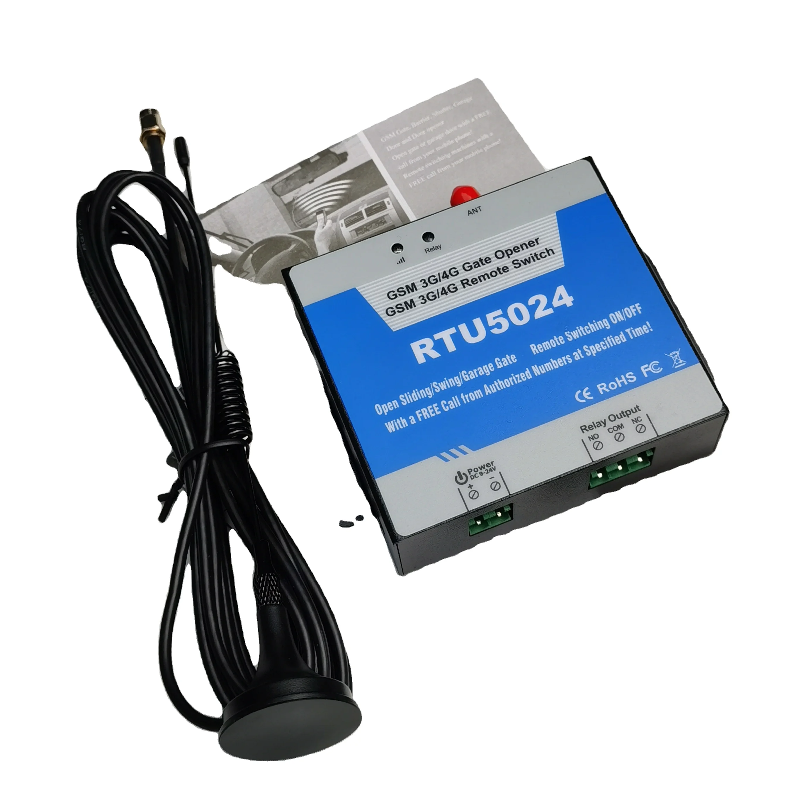 RTU5024 4G GSM Открыватель ворот дозвальщик беспроводной двери пульт дистанционного управления по бесплатному звонку