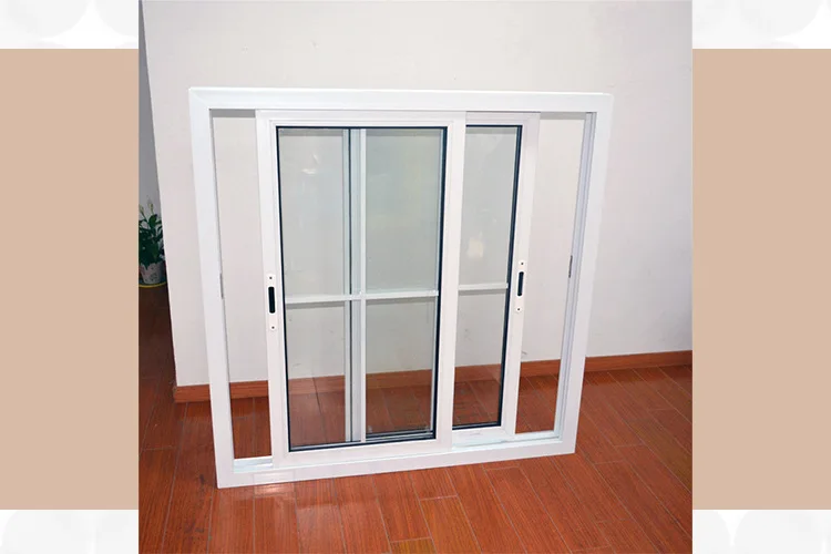 Hot selling PVC sliding window design UPVC double glazed sliding windows