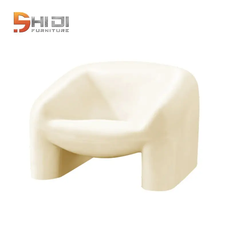 Furniture accessories Creative Moulded foam chair petal chair Italian light luxury living room single sofa leisure chair