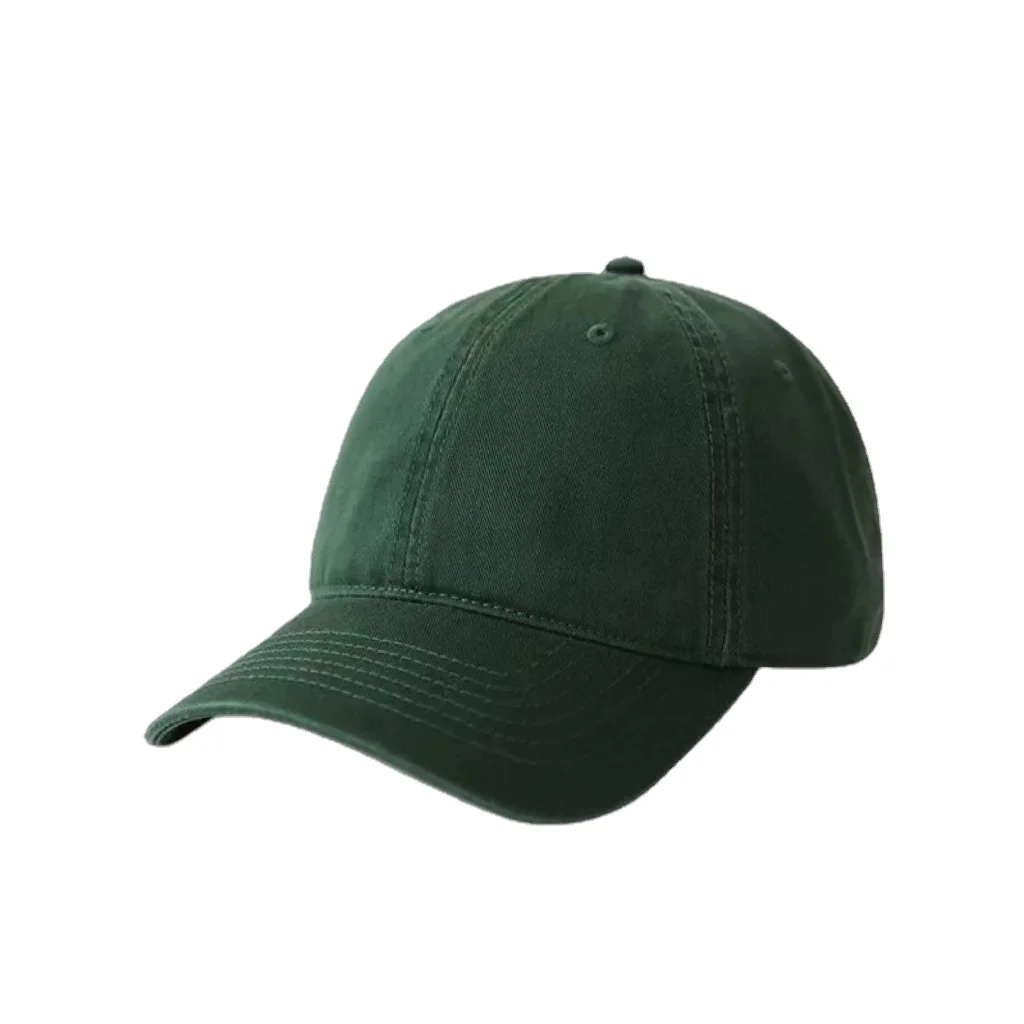 American Cotton Baseball Cap Blank Light Plate Soft Top Unlined Casual Cap Men Adjustable Party Foreign Trade Europe United