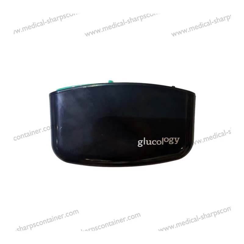 510K 80ml medical disposable small black sharps container