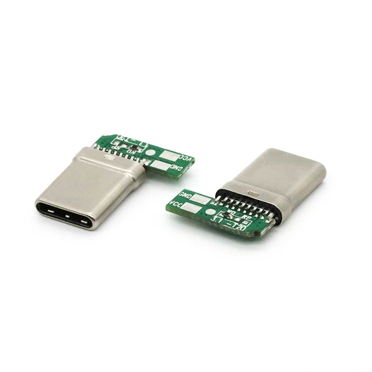 High quality 16P USB Type C Male with PCB Right Angle
