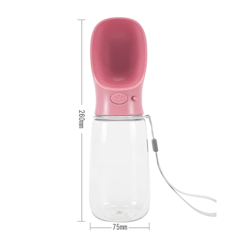 2024 Wholesale Custom Cheap Easy Drink Pet Small Cute Body Cats And Dogs Outdoor Pet Feeding Feeder Food Water Bottle