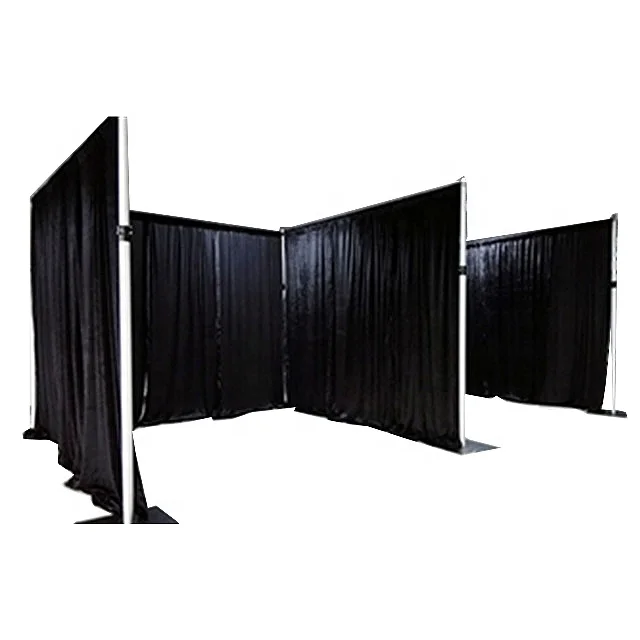 Good Quality Wedding Backdrop Curtains of Pipe and Drape Event Decoration Exhibition Show Stand Aluminum Material