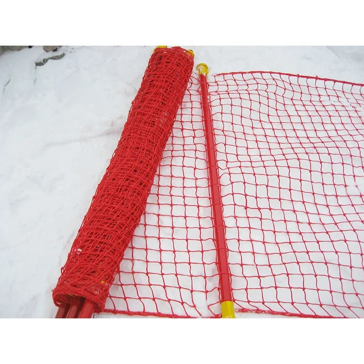 Light weight 5.0mm Braided Skiing Fence ski slope safety net for sports