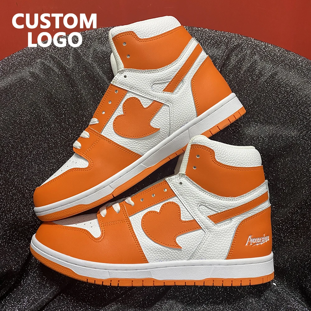 Custom Logo Trendy Shoes Stock High Top Fashion Sneakers US14 Big Size Basketball Style Shoes