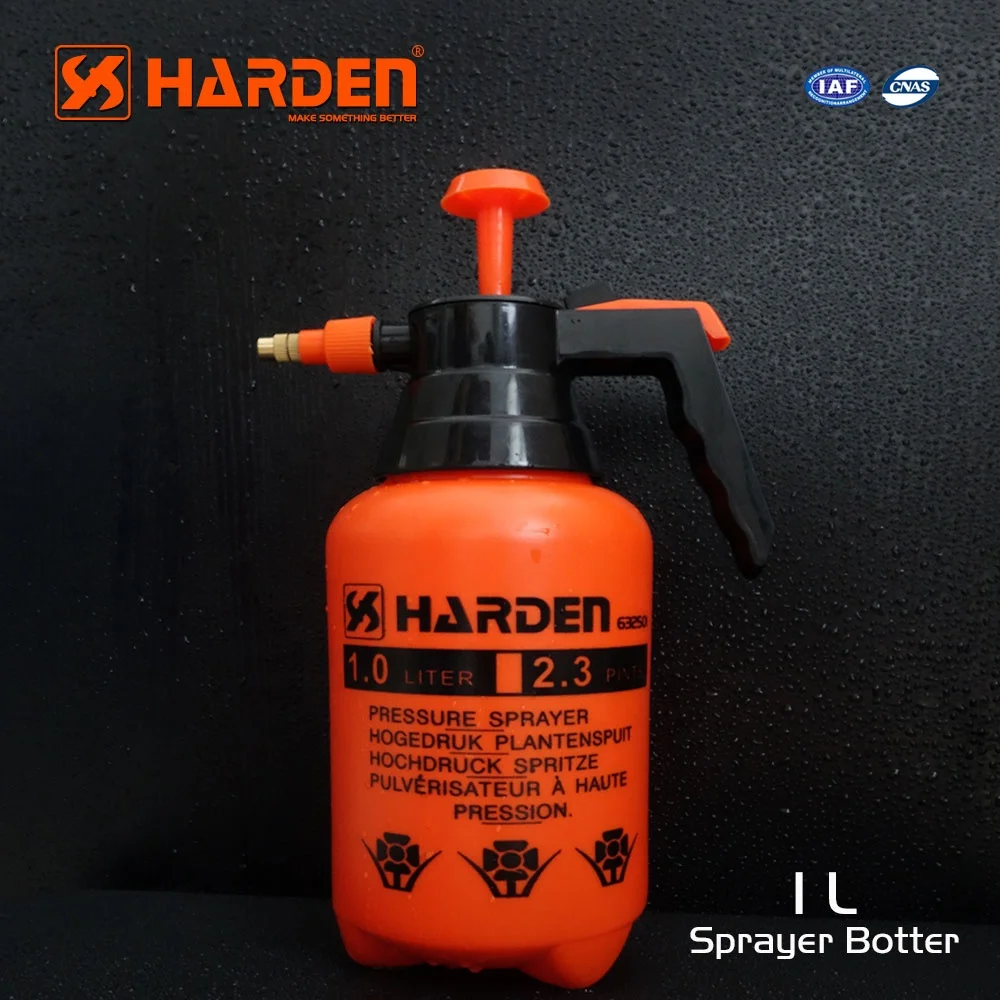 China Made Professional 1L Plastic Hand Pressure Garden Home Water Sprayer
