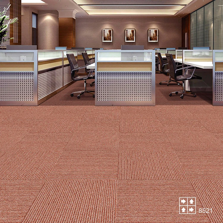 luxury office commercial carpet tile 50x50cm square carpet
