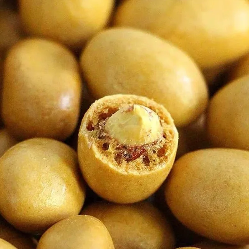 Chinese Snacks 100g Bag Crispy Roasted Coated Peanut Hard Texture Coating Peanut Nut Snack Leisure Snack