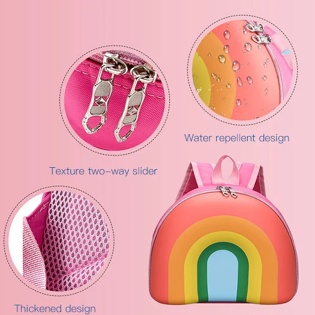 Оптовая продажа, заводская цена, школьная сумка с принтом радуги, на заказ, детский сад, милые детские школьные сумки
