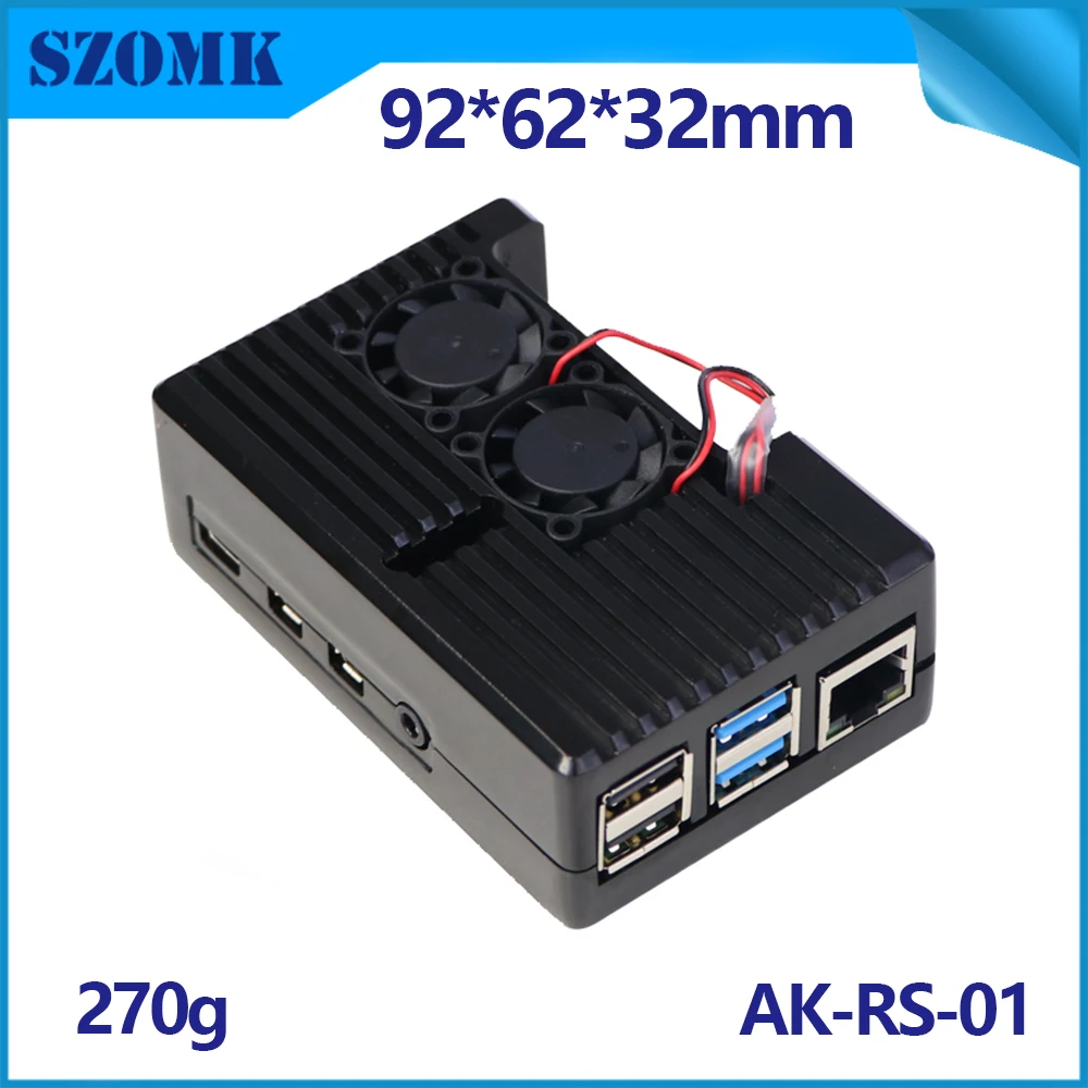  Алюминиевый пластиковый raspberry 3 4 Модель B охлаждающий pi