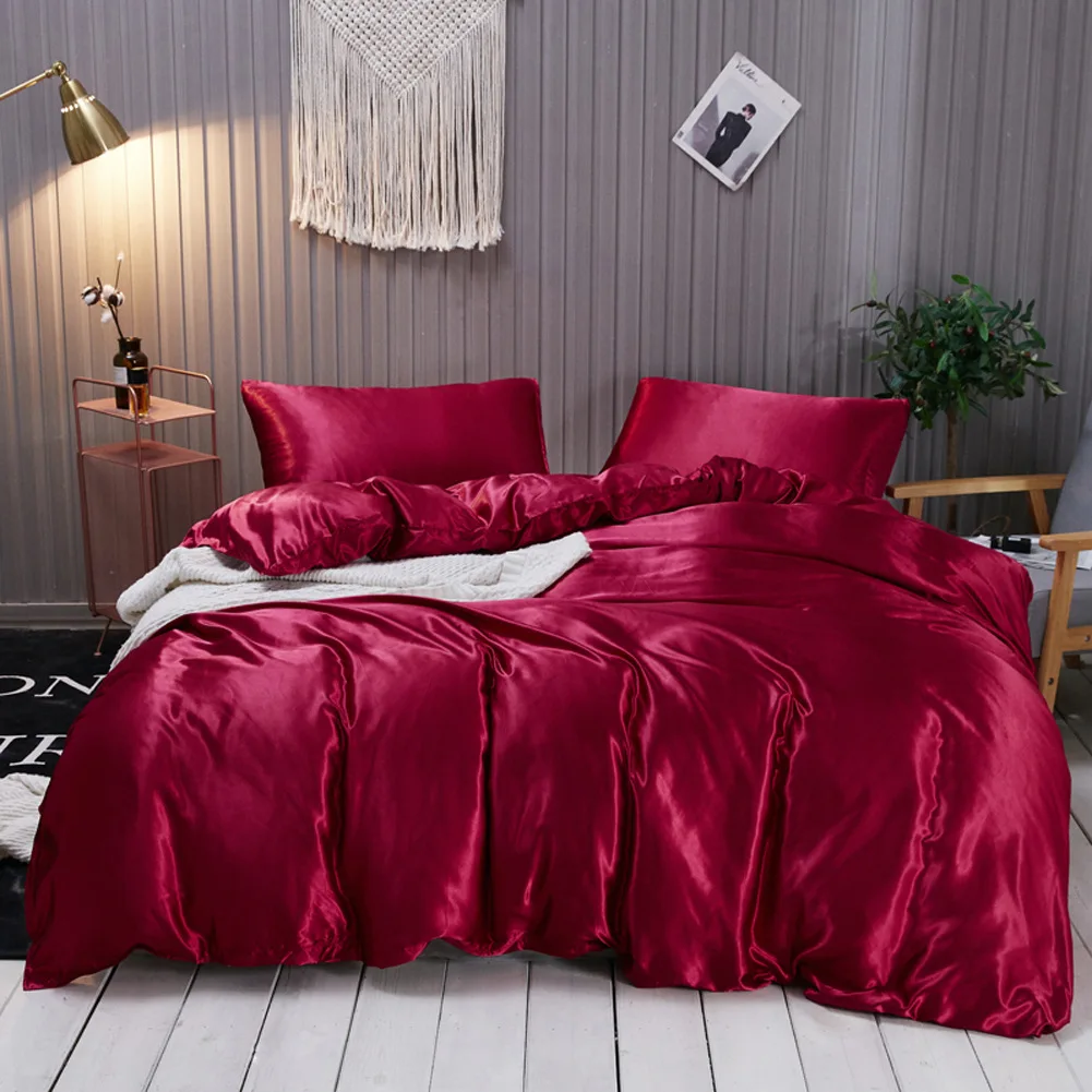 Wholesale Home Textiles Bedding Sets Silk Bedding Set King Size Luxury