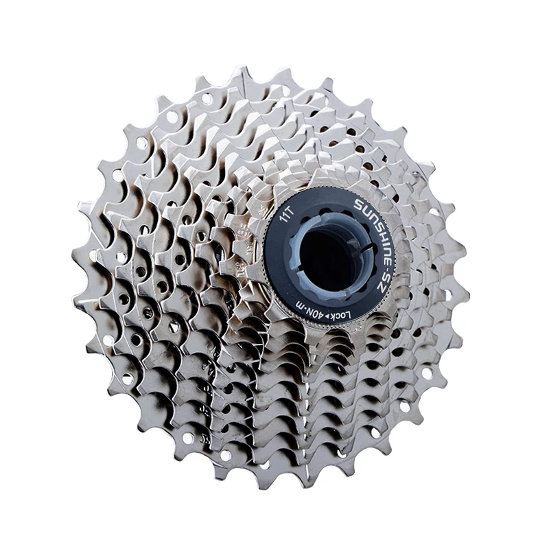 8/9/10/11/12Speed SUNSHINE Road Bike Cassette Bicycle Freewheel Compatible