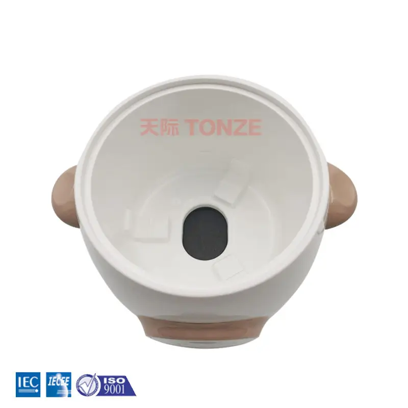 Электрическая медленная Варка TONZE 1.0L с керамическим горшком программируемый от производителя маленькая мини-Варка для супа и