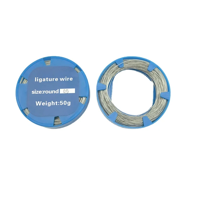 New Product Dental Orthodontic Ligature Wire 50G Dental Stainless Steel Wire