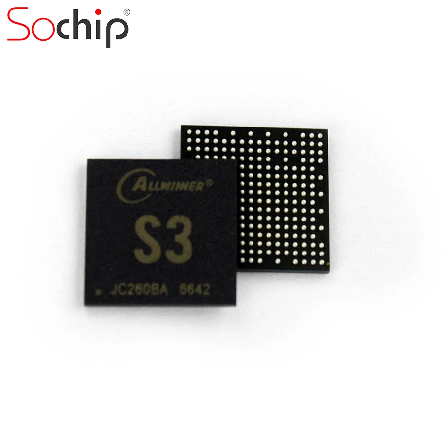 Allwinner S3+AXP209 Processors  integrated circuit and PMIC  SIP 128MB DDR3 apply in video encoding processors FBGA 234