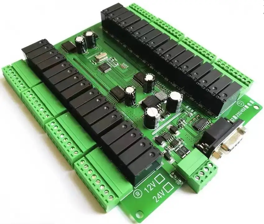 32 channels Standard Modbus  RS485 Relay IO Module