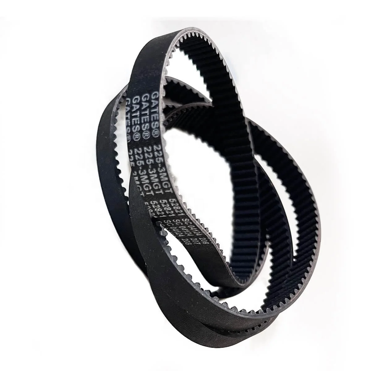 Tindustrial synchronous belt power grip machine timing belt gates belts drive by size gt2 3d printer bx57 PGGT3 225-3MG