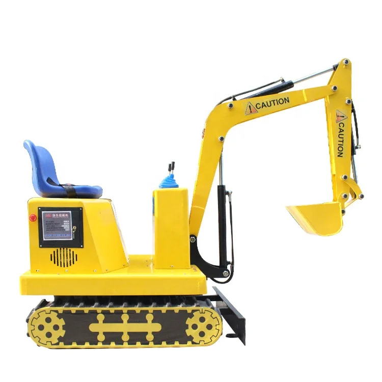 Amusement Park Indoor & Outdoor Coin Small mini toy excavator for kids