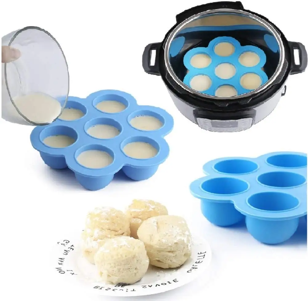 Silicone Egg Bites Molds for Cooking Pot Fits 5,6,8 qt Pressure Cooker