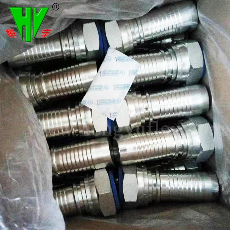 Hydraulic hose end parts BSP thread female 60 cone degree steel hydraulic fittings