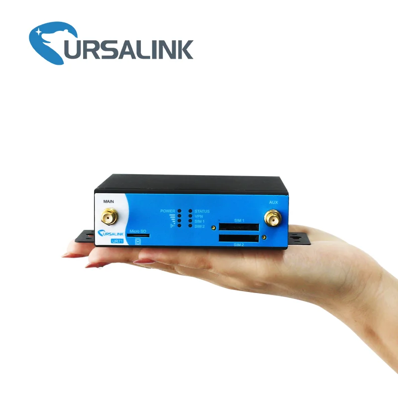 UR71 3G 4G Промышленный маршрутизатор с GPS модулем и RS232 RS485