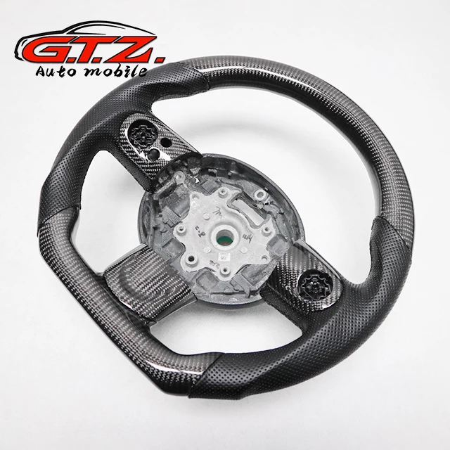  Оригинальное рулевое колесо из углеродного волокна для MINI cooper F54 F55 F56 R60 R61 ПЕРФОРИРОВАННОЕ кожаное гоночное
