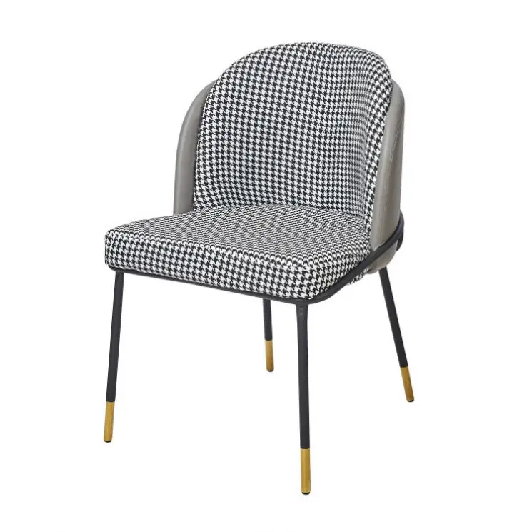 
2021 New Design Cheap Price Dining Room Furniture Wholesale Velvet Dining Chairs With Metal Legs 