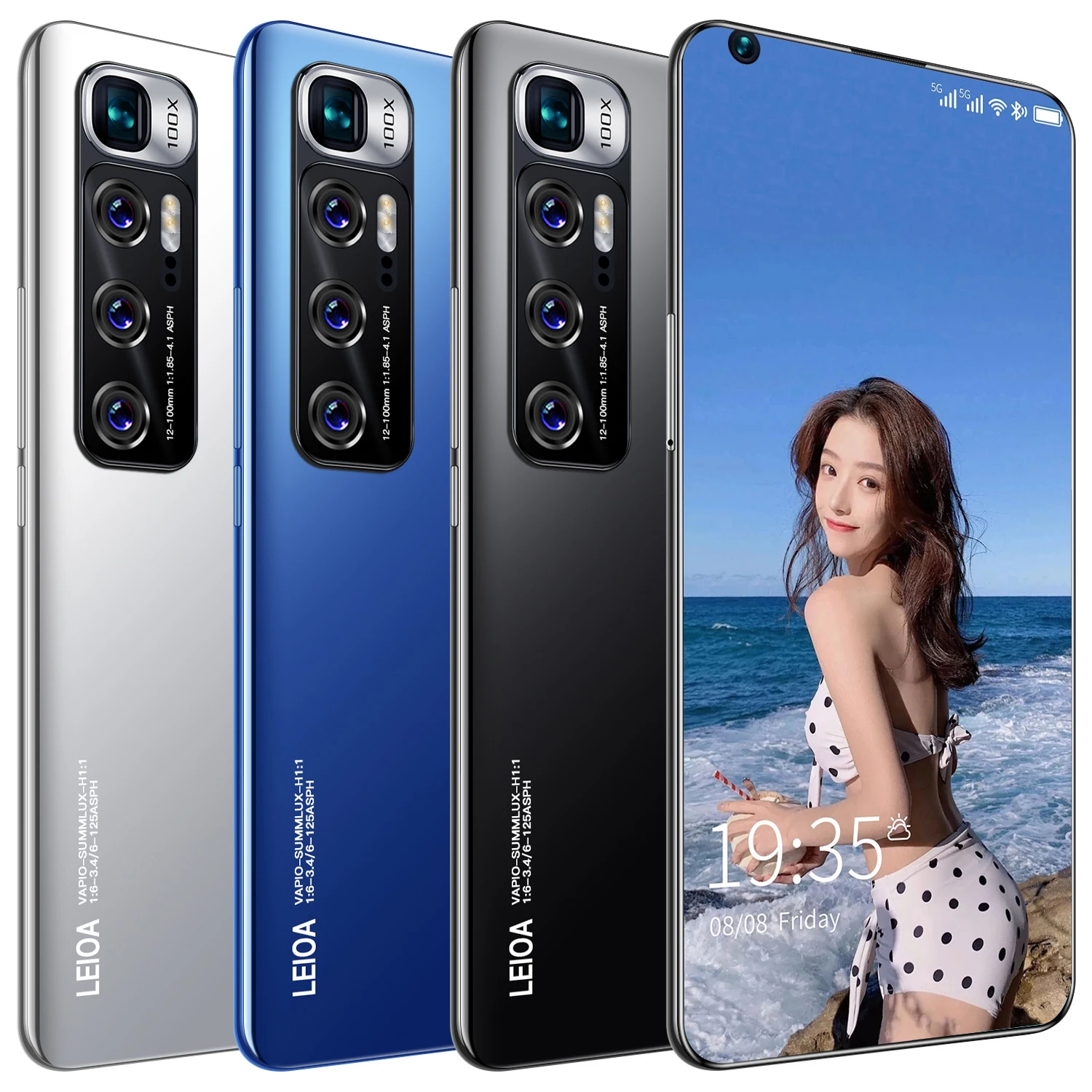 12+512GB Android smartphone M11pro 7.2inch Infinity-o screen mobile phone Dual Sim Wifi camera GPS 5G mobile phone