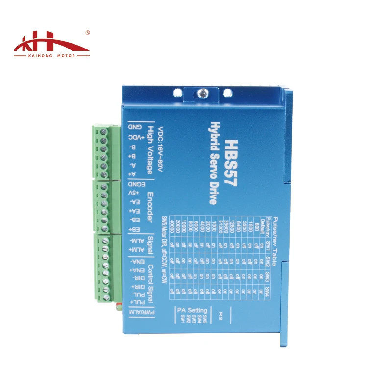 Kaihong Low Noise Smooth Running 16-70V 7A Closed Loop Nema 23 Stepper Motor HBS57 Driver