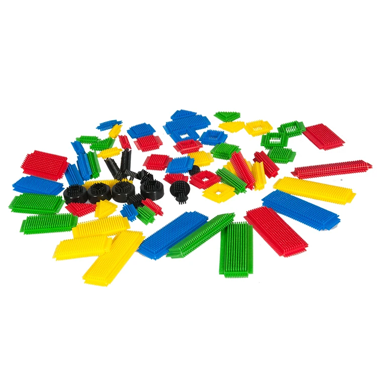 
High Quality Bristle Blocks Plastic Building Blocks Toys 68 Pieces In Poly Bag (S) 