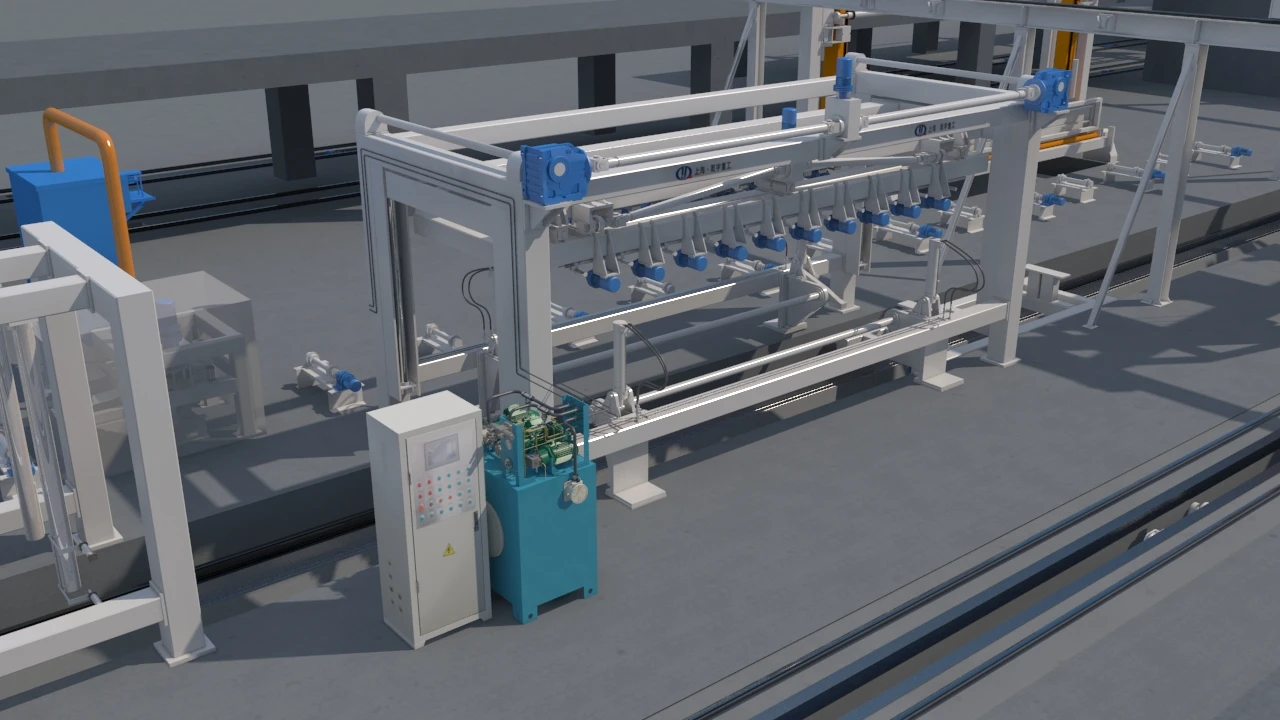 Minimum Production AAC Lightweight Concrete Wall Panel Making Machines