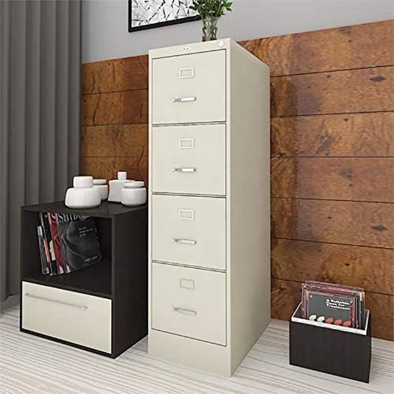 4 Tier Filing Cabinet A4 File Cabinet Drawer Document Security Cabinet alacena de metal dolap kabinet logam