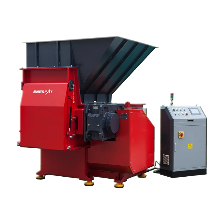 high quality single shaft shredding waste plastic shredder for plastic recycling machines