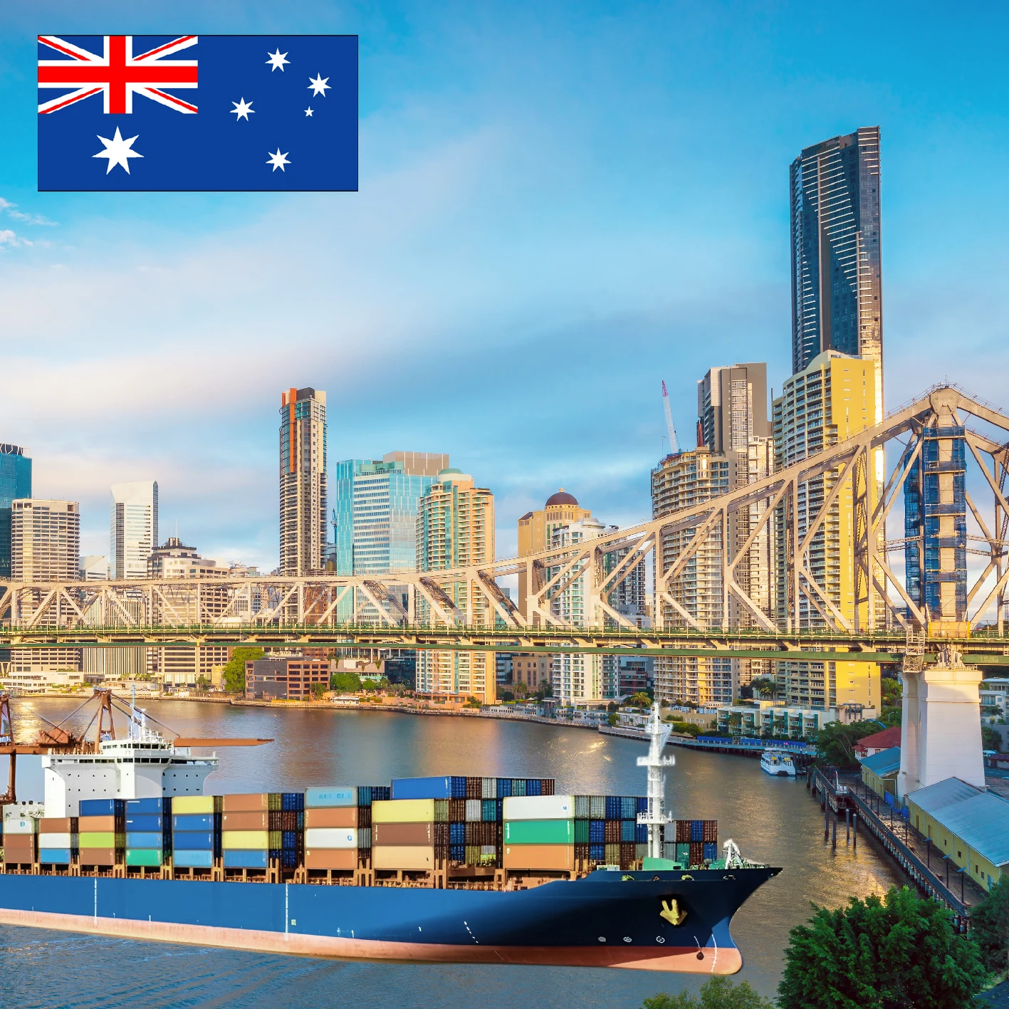 Ddp доставка экспорт Гуанчжоу в Австралию мебель Brisbane строительные материалы кухонные принадлежности для сыпучих грузов LCL