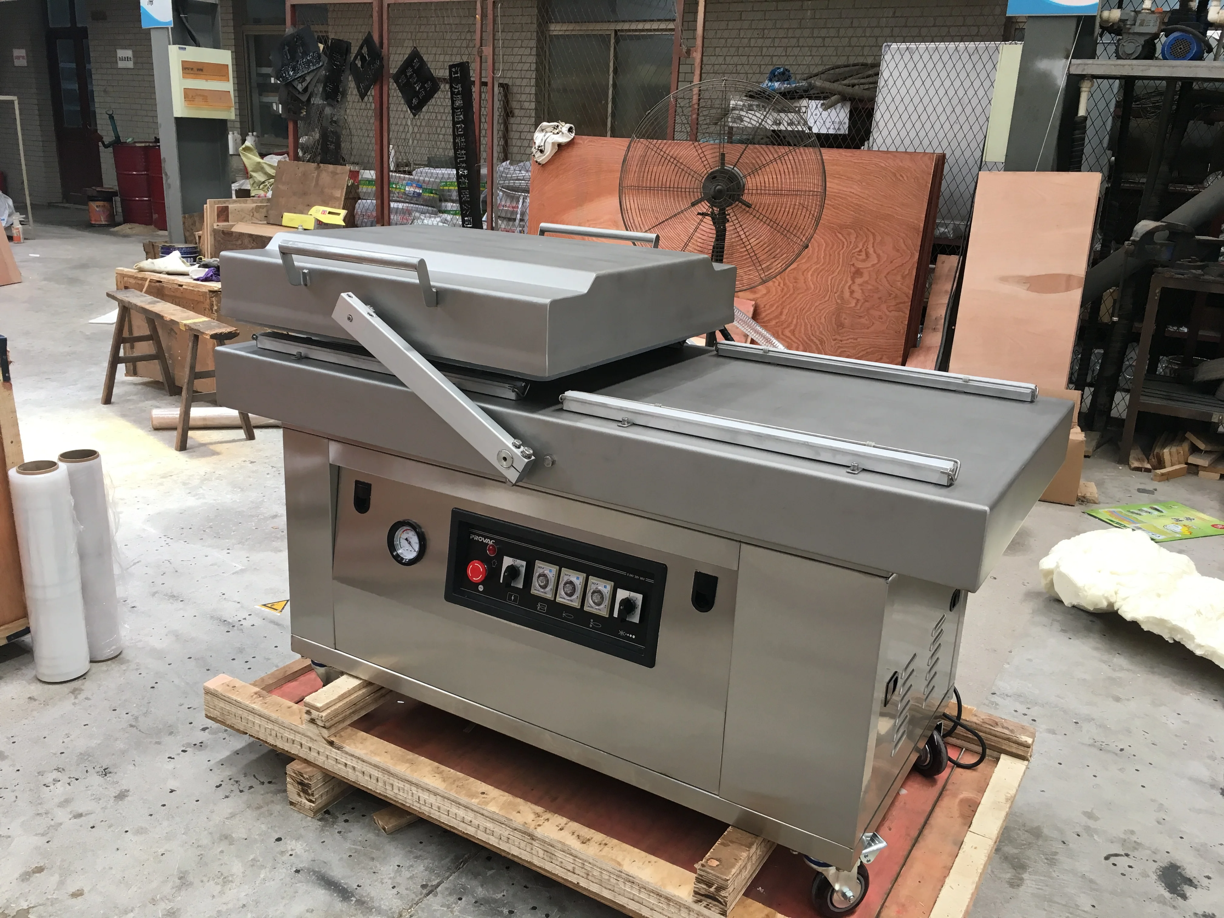 Вакуумная упаковочная машина z5002sb с двойной камерой вакуумный
