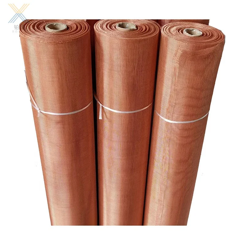 20 40 60 80 100 200 400 mesh copper wire mesh 0.4mm brass phosphor bronze copper wire cloth mesh