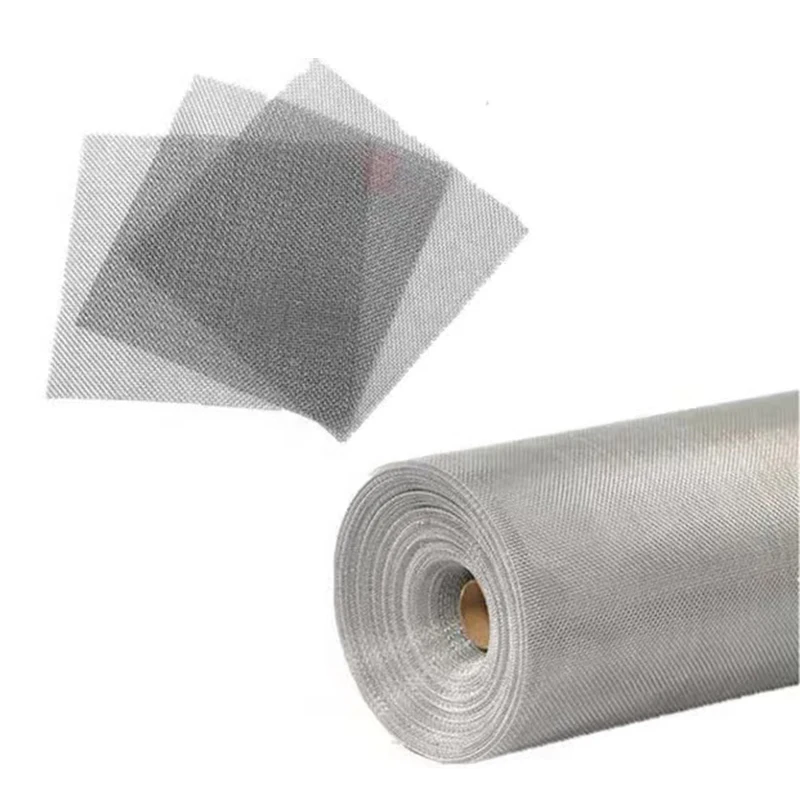 High quality Qualified Plain Weave Woven Stainless Steel Wire Mesh Screen