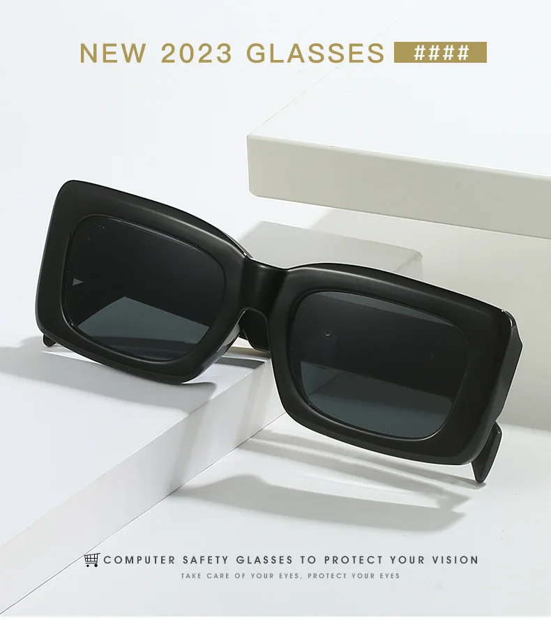 Luxury Brand Designer Sunglasses for Women Fashion Square Small Frame Sun Glasses Men Driving Eyeglasses Gafas De Sol Mujer