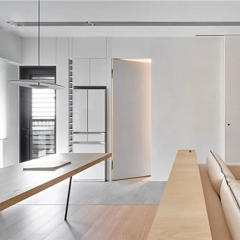 Environmental humanity bedroom doors aluminum honeycomb core good sealing performance design modern interior room hidden doors