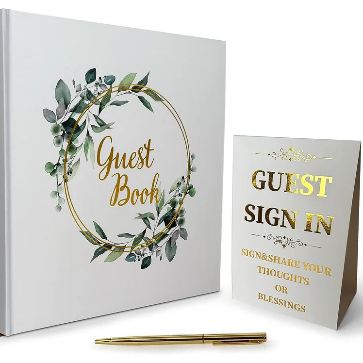 Guest Book for Wedding,Baby Shower, Good as Planner Reception,Scrapbook,Alternatives Party