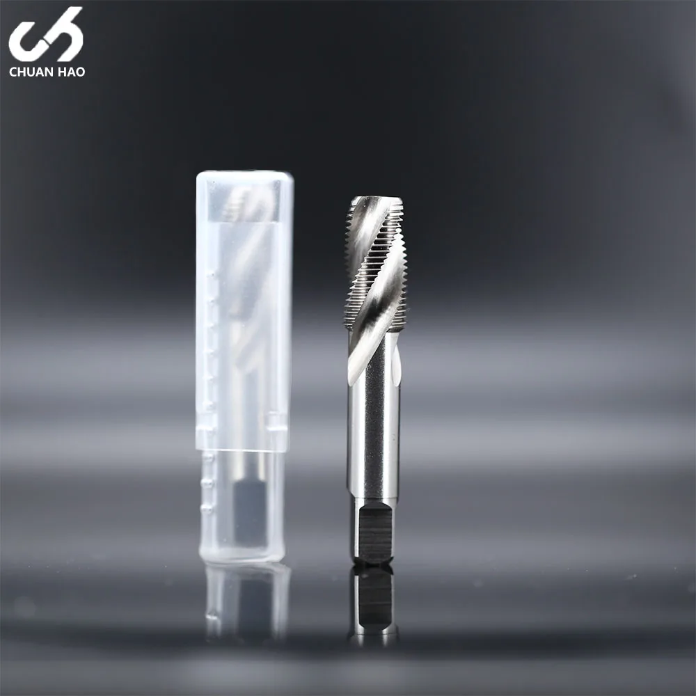 CH Factory Custom High Quality BSW 1/8-28 PT 55 Degree HSS-35 Pipe Thread Spiral Tap for Machine Threading Screw Tap&Die