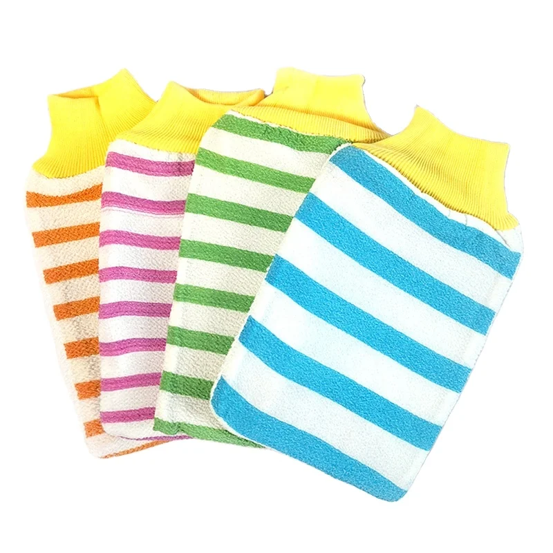 Wow Moroccan custom print paper tube  eco friendly exfoliating mitts deep exfoliation