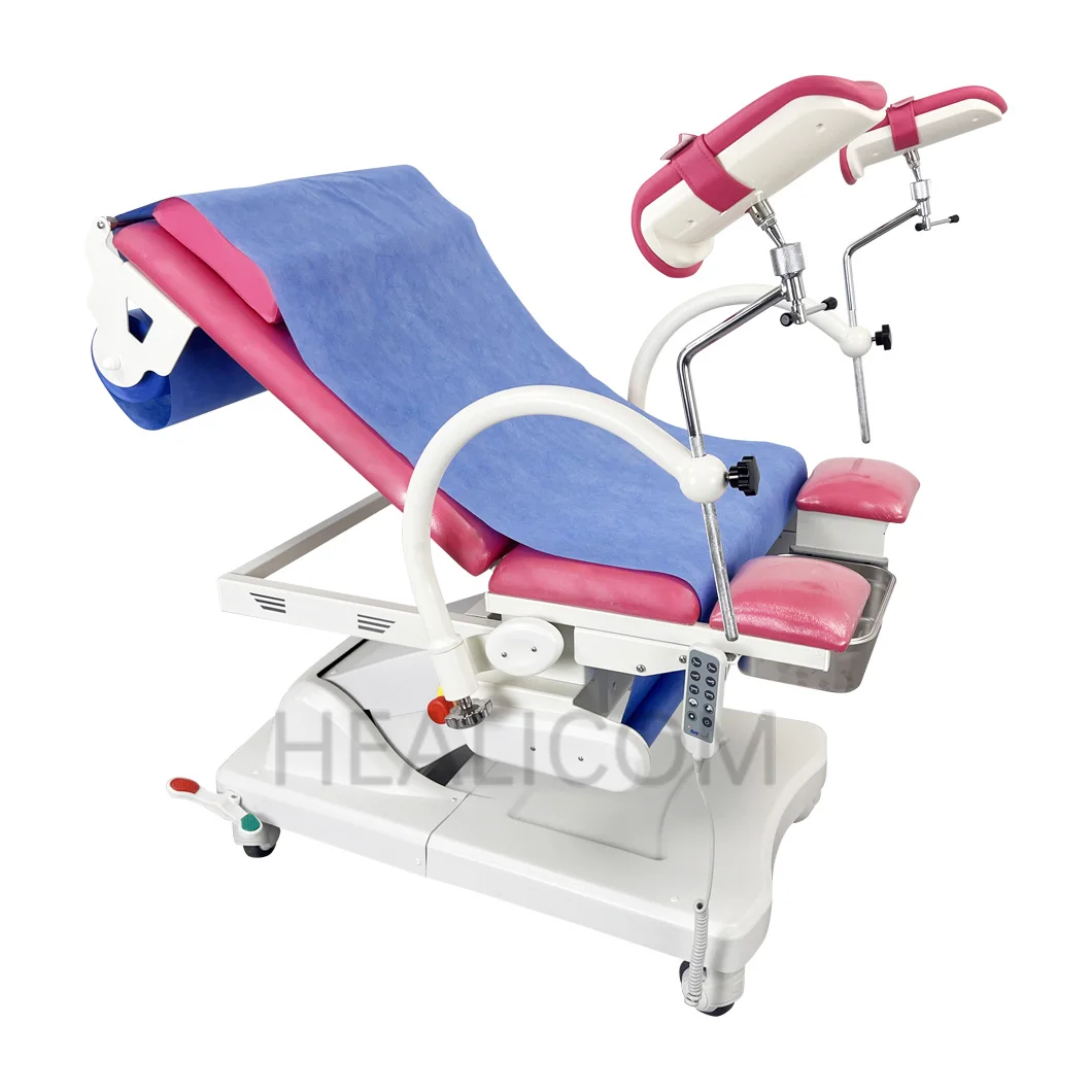 Medical Hospital Surgical Delivery Bed Gynecological Operating Table Adjustable Gynecological Bed