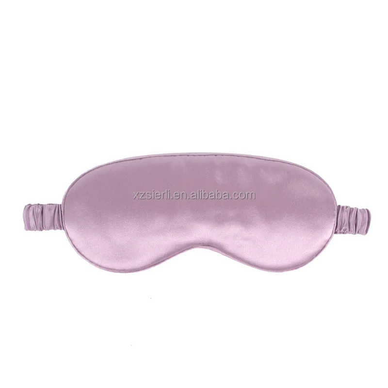 Custom china Luxury 100% pure silk eye sleeping mask silk scrunchie silk pillowcase gift set