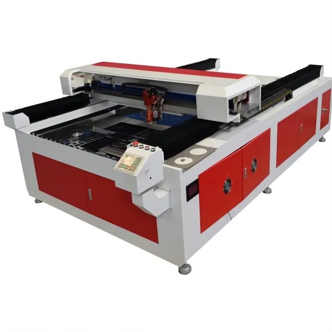 Большой Размер 4X8ft металлический неметаллический лазерный станок для резки с низким уровнем шума